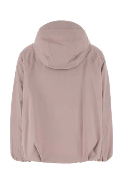 Herno Nylon Jacket With Hood And Elasticated Cuffs