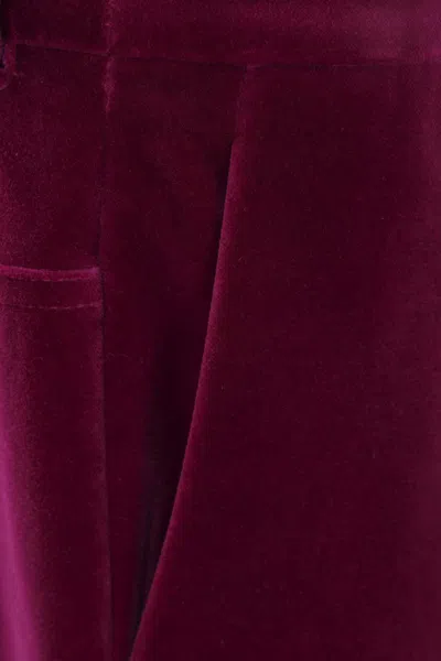 Chloé Purple Cotton Pants