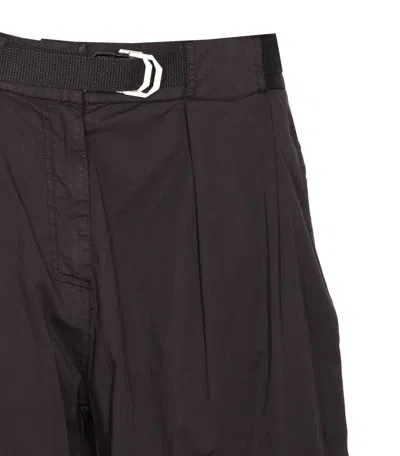 Pinko Belted Wide Leg Tapered Trousers