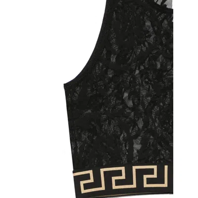 Versace Underwear Top Baroque Jacq Clothing In Blue