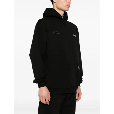 Represent 'patron Of The Club' Black Hoodie With Front And Back Logo Print