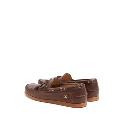 Valentino Garavani Palm Avenue Buffalo Boat Shoe