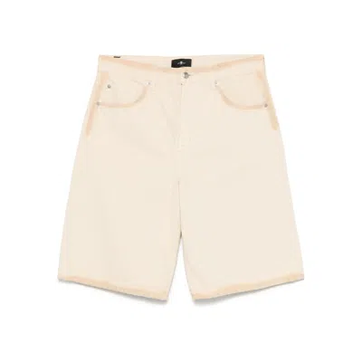 7 For All Mankind Denim Shorts With Belt Loops