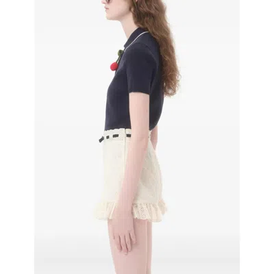 Valentino Polo Shirt Cotton Embroidered Detail
