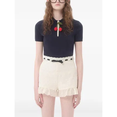 Valentino Polo Shirt Cotton Embroidered Detail