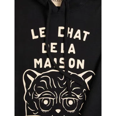 Valentino Garavani Sweatshirt With Le Chat De La Maison Patch In Black