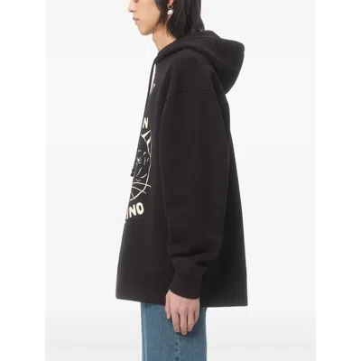 Valentino Garavani Sweatshirt With Le Chat De La Maison Patch In Black