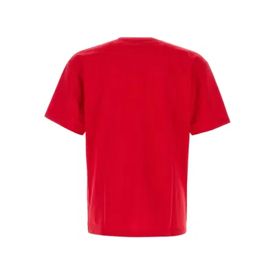 Valentino Garavani T-shirt With Le Chat De La Maison Print In Red