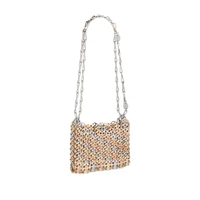 Rabanne Gold  Pink Shoulder Bags