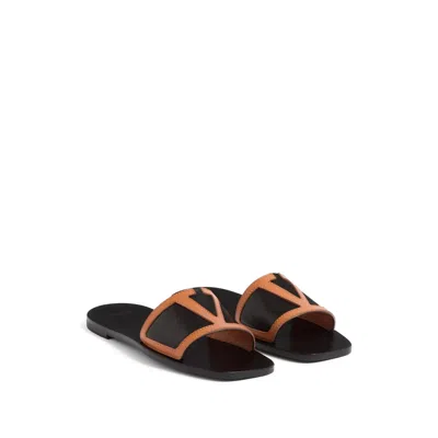 Valentino Viva Superstar Slide Sandal In Nappa Leather