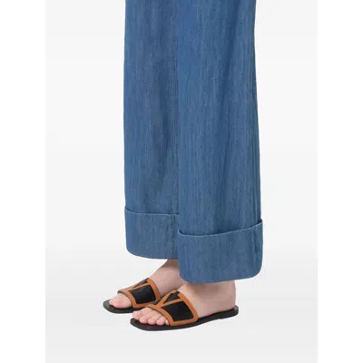 Valentino Viva Superstar Slide Sandal In Nappa Leather