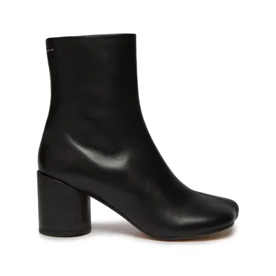 Mm6 Maison Margiela Mm6 By Maison Margiela Ankle Boots With Distinctive Seam Detail And Block Heel In Black