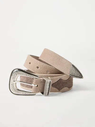 Brunello Cucinelli Adjustable Western-style Leather Belt