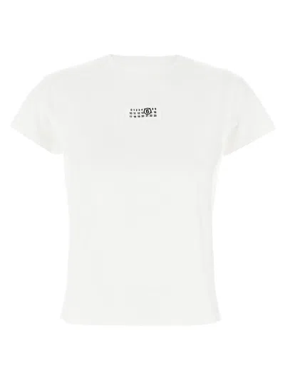 Mm6 Maison Margiela Numeric Cotton Jersey T-shirt