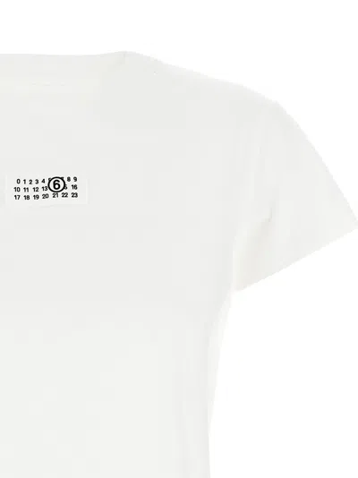 Mm6 Maison Margiela Numeric Cotton Jersey T-shirt