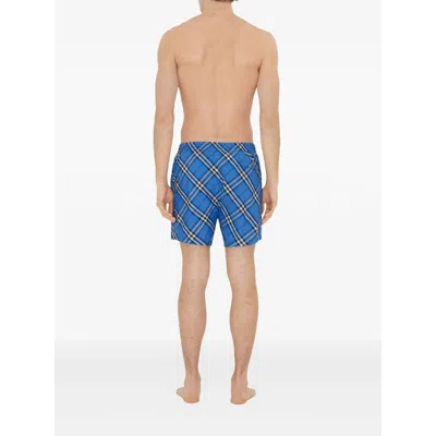 Burberry Check Drawcord Elastic Waist Swim Shorts