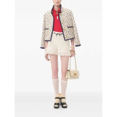 Valentino Jacquard Jacket With Button Detailing And Front Pockets