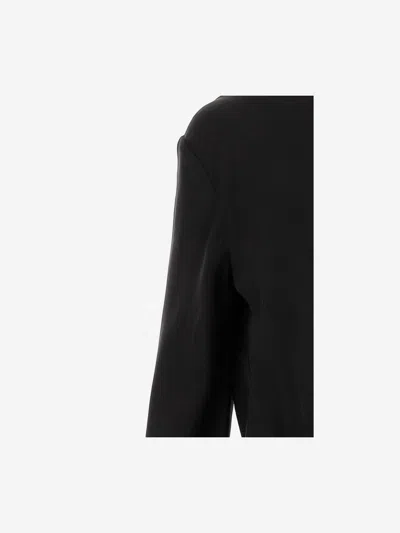 By Malene Birger Laura Shirt In Cupro And Viscose In Black