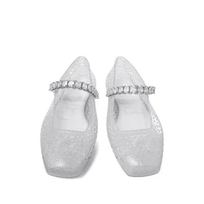 Jimmy Choo Transparent Rubber The Jelly Ballerinas