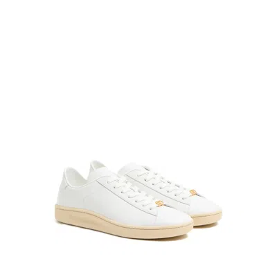 Valentino White Leather Vlogo Signature Sneakers