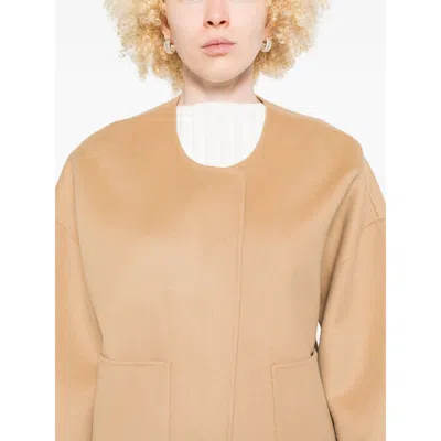 By Malene Birger Jacquie Wool Jacket In Nude