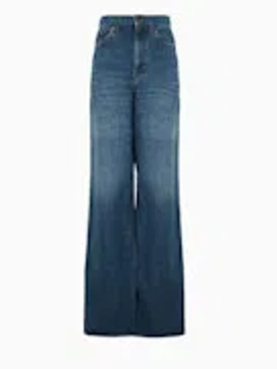 Chloé High Rise Flare Jeans In Blue