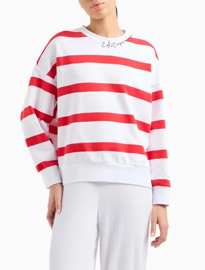Ea7 Costa Smeralda Stretch-cotton Sweatshirt