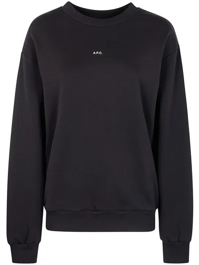 Apc Logo-print Sweatshirt