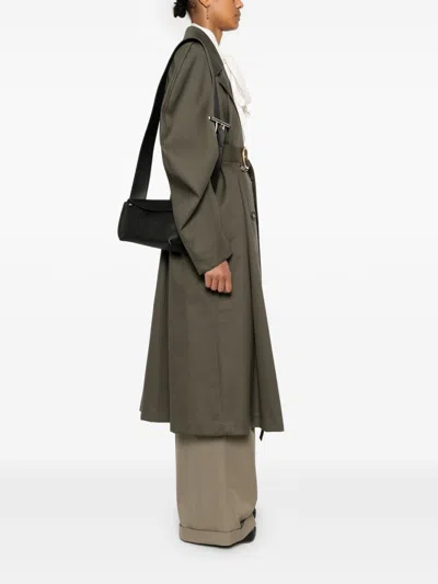 Alexander Mcqueen T-bar Sling Pebbled-leather Shoulder Bag