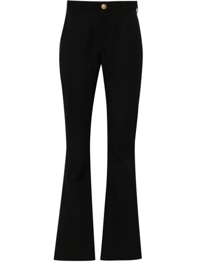 Balmain Low Waist Bootcut Pants Clothing