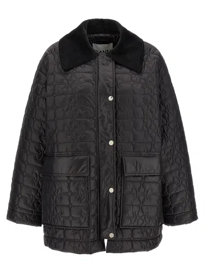 Ganni Glossy Finish Down Jacket