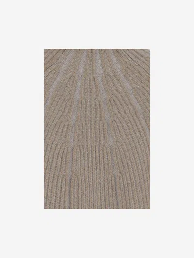 Giorgio Armani Wool And Cashmere Blend Sweater In Brown