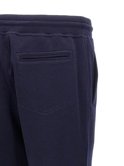 Brunello Cucinelli Men Cotton Blend Joggers In Blue