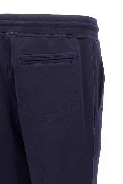Brunello Cucinelli Men Cotton Blend Joggers In Blue