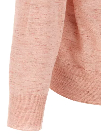 Brunello Cucinelli Melange Effect Sweater Sweaters And Cardigans Pink