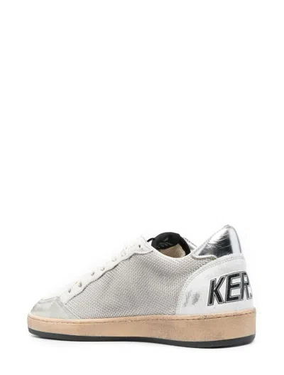 Golden Goose Deluxe Brand Men Ball Star Double Quarter Low-top Leather Sneakers With Used Effect In Neutral