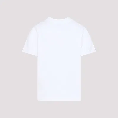 Casablanca Cotton Crew Neck T-shirt With Graphic Print In White