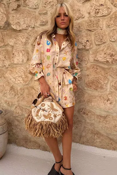 Never Fully Dressed Cream Shell Geanie Shirt
