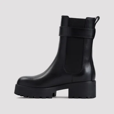 Givenchy Voyou Leather Buckle Chelsea Boots