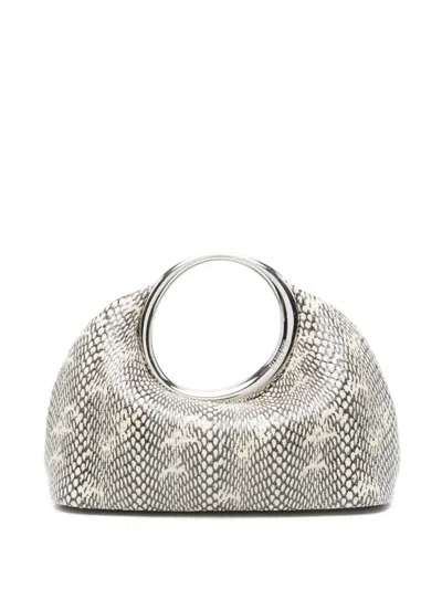 Jacquemus Small Calino Snake-embossed Leather Top Handle Bag