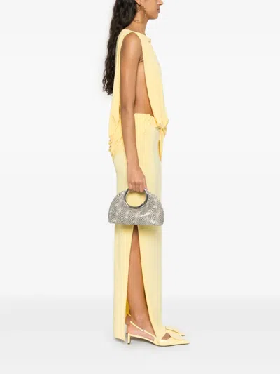 Jacquemus Small Calino Snake-embossed Leather Top Handle Bag