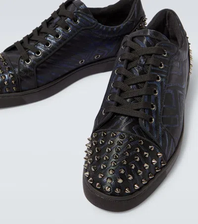 Christian Louboutin Seavaste 2 Orlato Flat Jacquard Sneaker In Black
