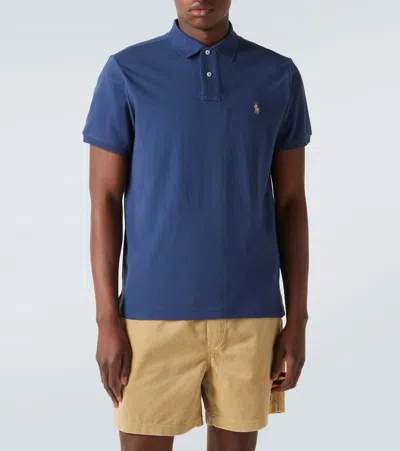 Polo Ralph Lauren Logo-embroidered Cotton-jersey Polo Shirt
