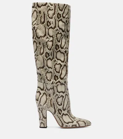 Paris Texas Lavinia Boot 75 High Heels Boots In Python Print Leather In Animal Print