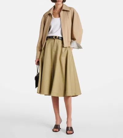 Amina Muaddi Coffee Nappa Leather Taylor Slipper 90 Sandals In Burgundy