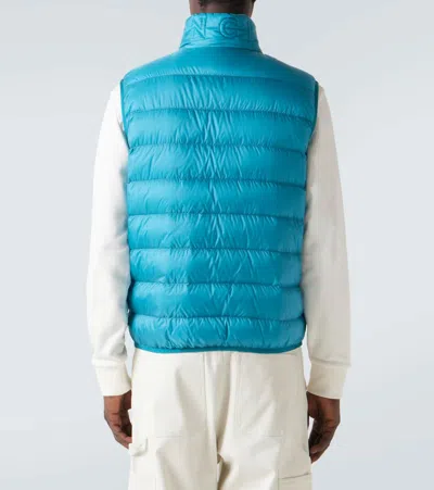 Moncler Rocoque Padded Bodywarmer In Blue