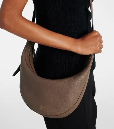 AUGUSTIN S号皮革斜挎包