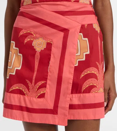 Johanna Ortiz Raiz Ritual Strapless Mini Dress In Multi