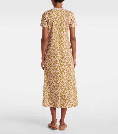 La Doublej Sporty Swing Cotton Midi Dress