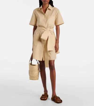 Loewe Slide Sandals With Asymmetric Round Toe In Brown